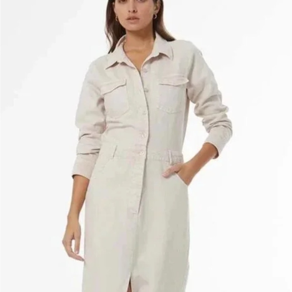 Young Fabulous & Broke Light Beige Utility Jacket